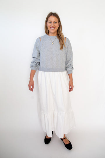 Maya Cutout Sweatshirt Dress
