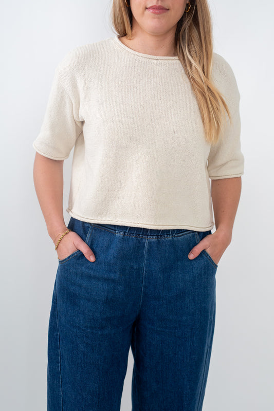 Rolled Edge Sweater