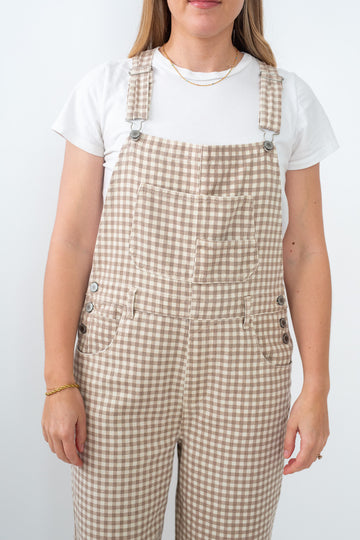 Gingham Denim Overall