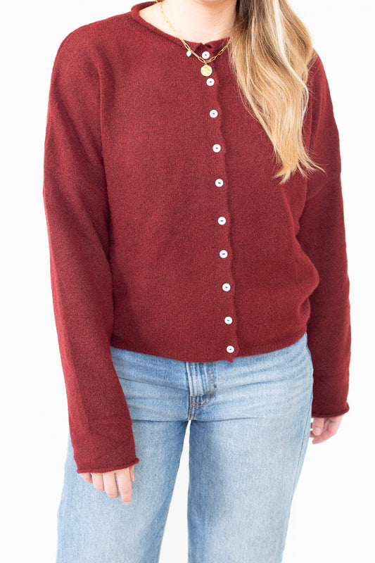 Red Piper Cardigan