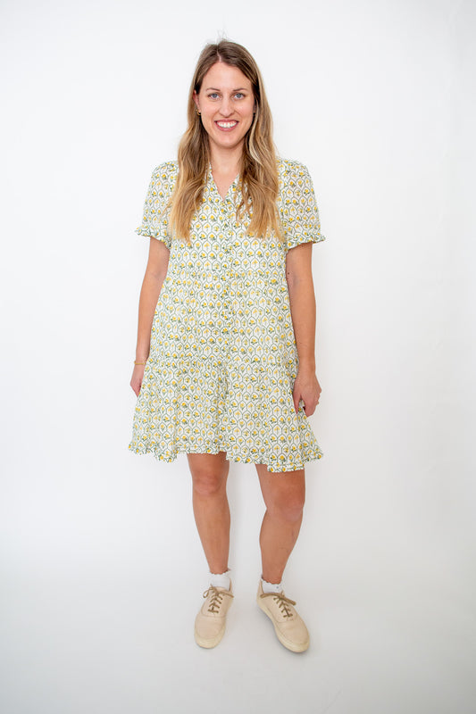 Floral Shift Mini Dress