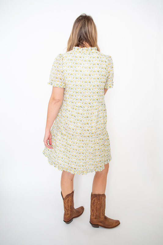 Floral Shift Mini Dress