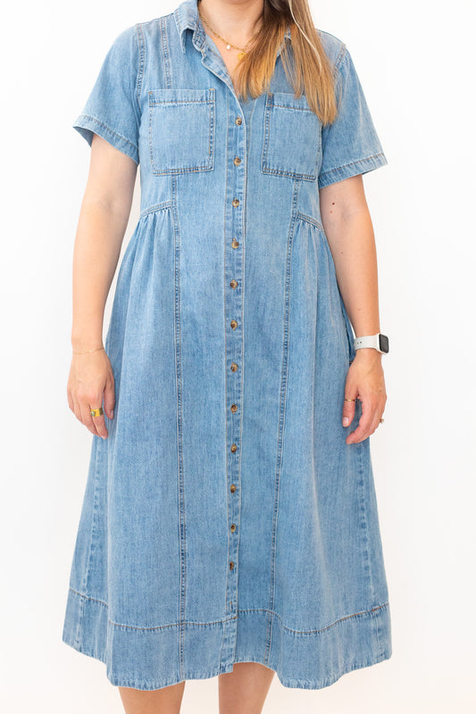 Ella Button Down Dress