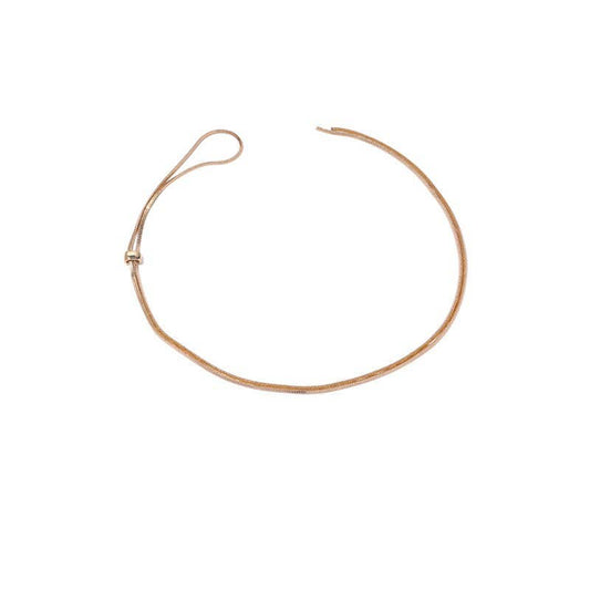 18K Gold Extra Long Chain Necklace