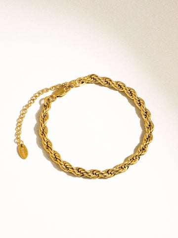 Gold Braided Bracelet